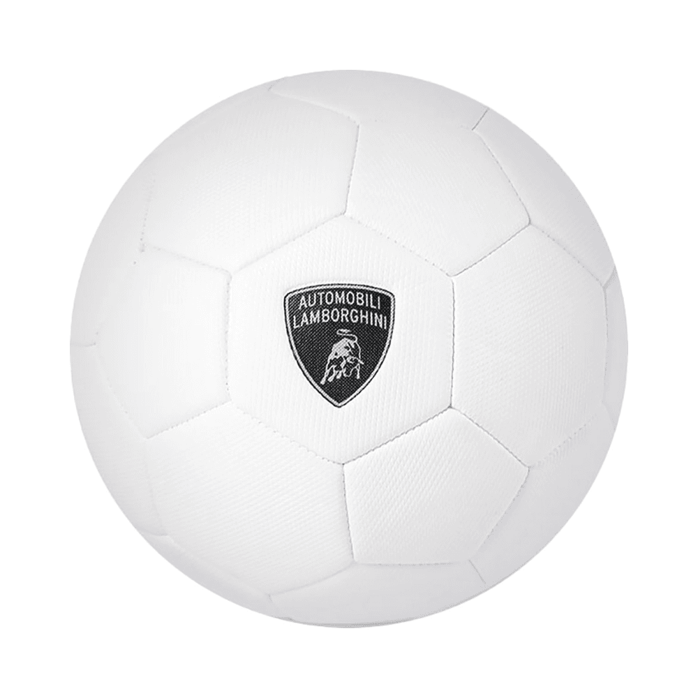 Lamborghini Sewing PVC Soccer Ball - Size 2 - White