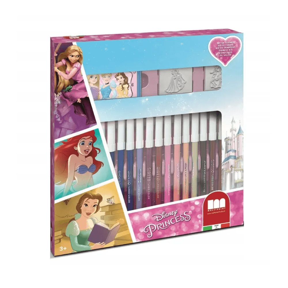 Disney Princess Stamp & Felt Pen Styles May Vary Set 21Pcs