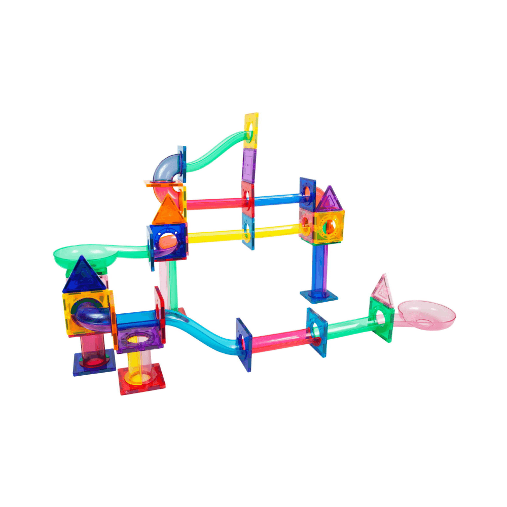 Picasso Tiles Marble Run Magnetic Building Blocks Set 71Pcs