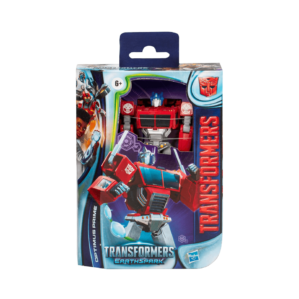 Hasbro Transformers Earthspark Deluxe Optimus Prime Action Figure 12cm 6+ Years
