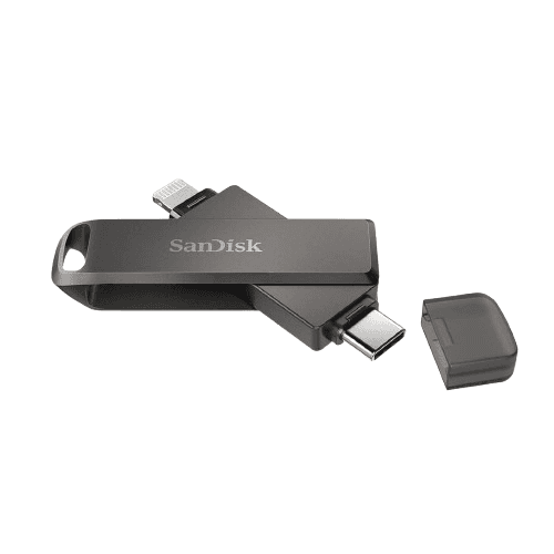 Sandisk Ixpand Flash Drive Luxe For Iphone,Ipad.And Usb Type-C Devices -64 Gb