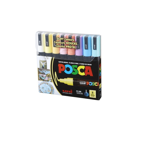 Uniball Set Posca Acrylic Color 8Clr Pc5M-S-08C