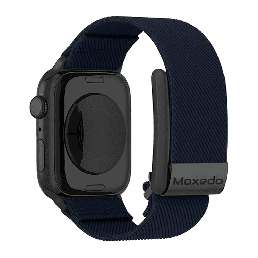 Moxedo Hybrid Strap For Apple Watch & Whoop Comfortable & Practical Design Dark Blue