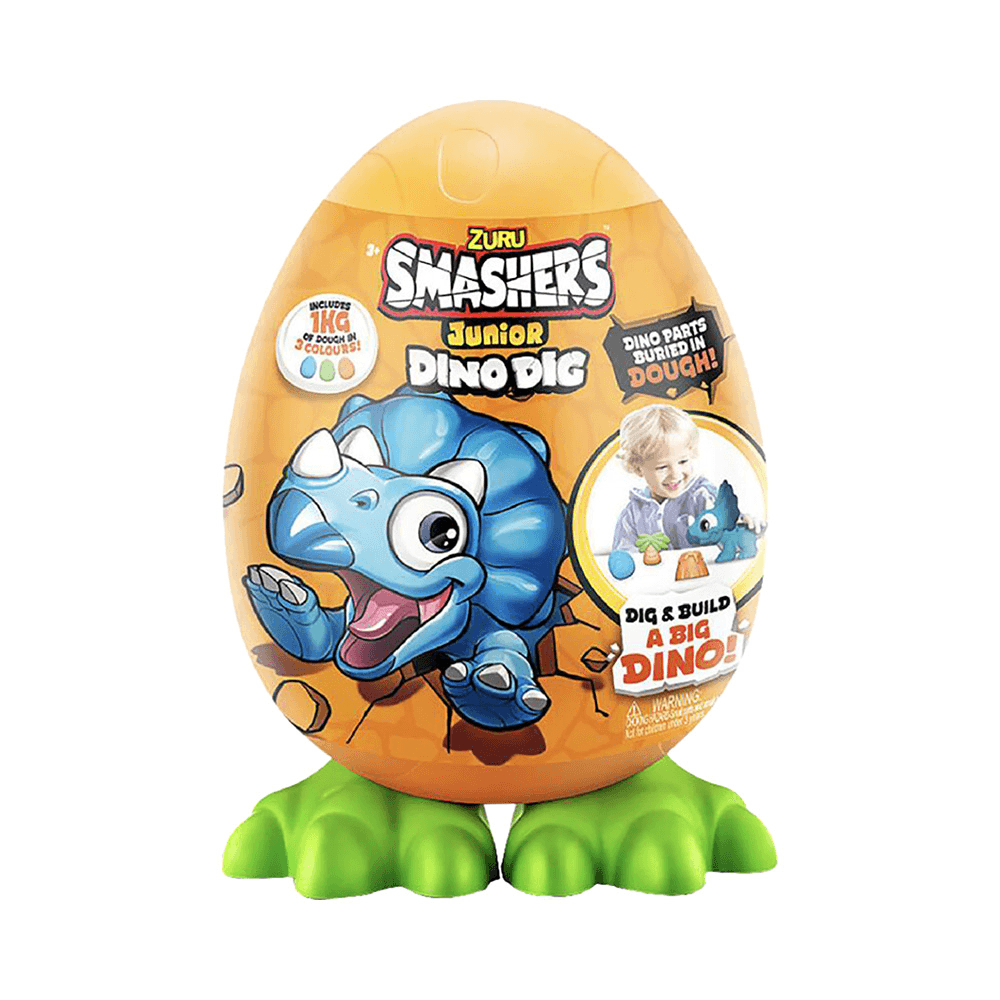 Smashers Junior Dino Dig Small Surprise Egg - Assorted