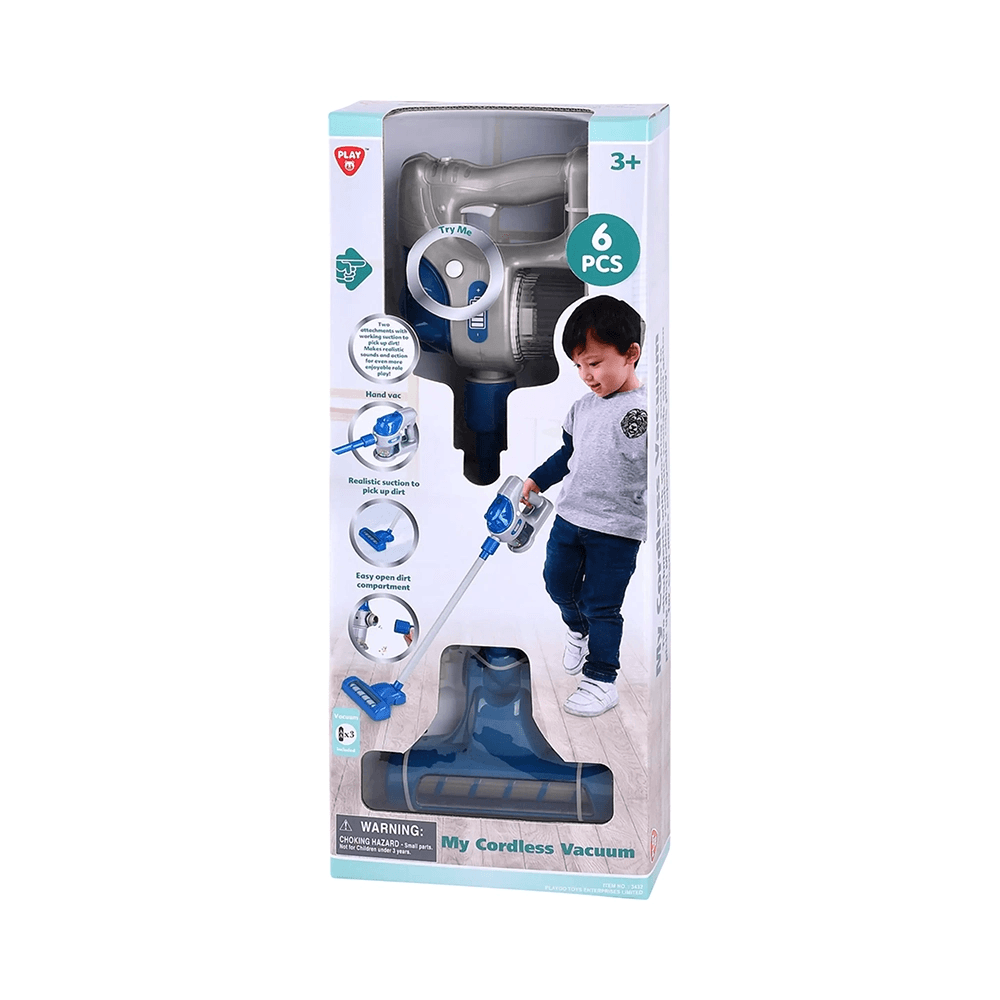 Play Go My Cordless Short Sleeve Vacuum Toy Set