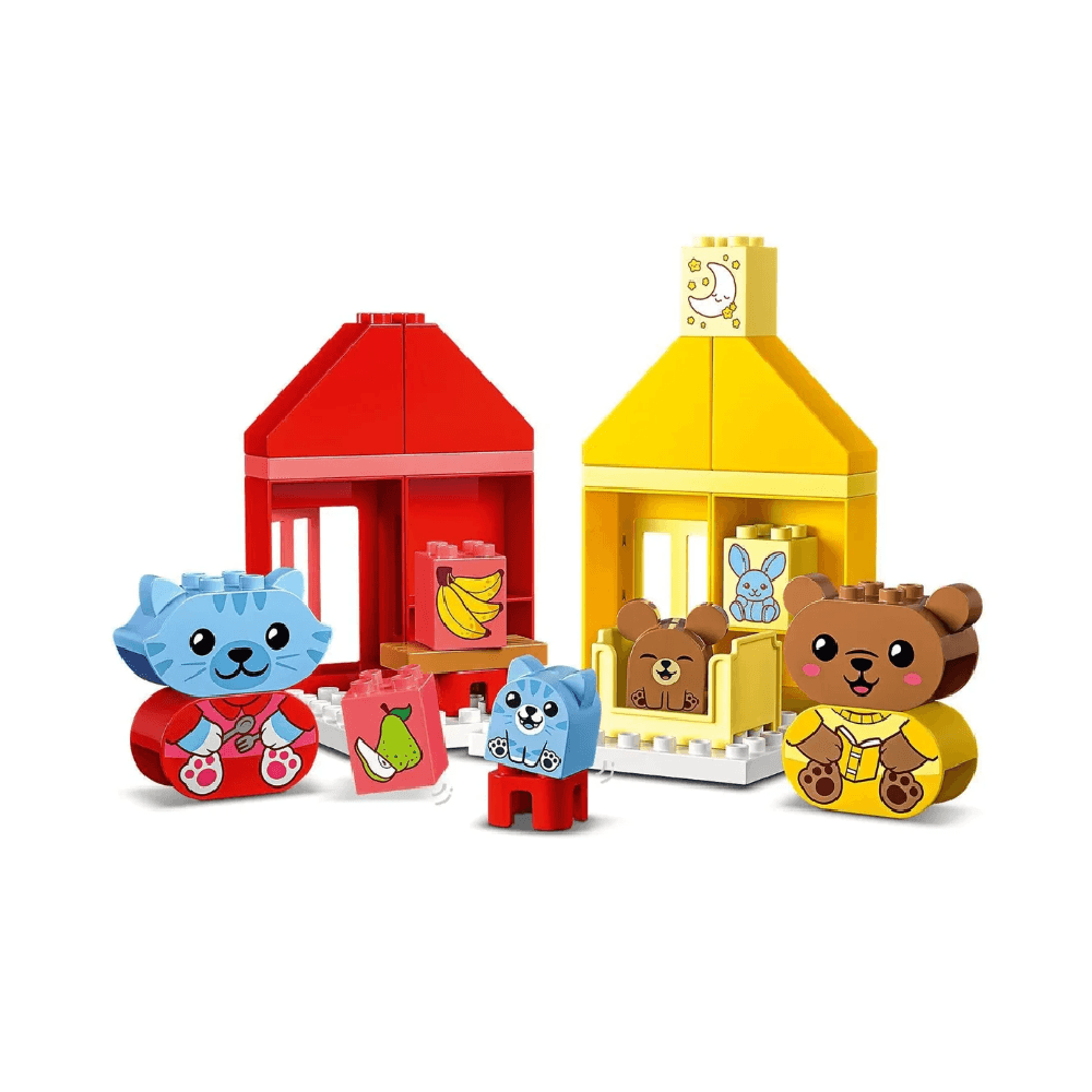 LEGO 10414 DUPLO My First Daily Routines: Eating & Bedtime Building Toy Set 28Pcs