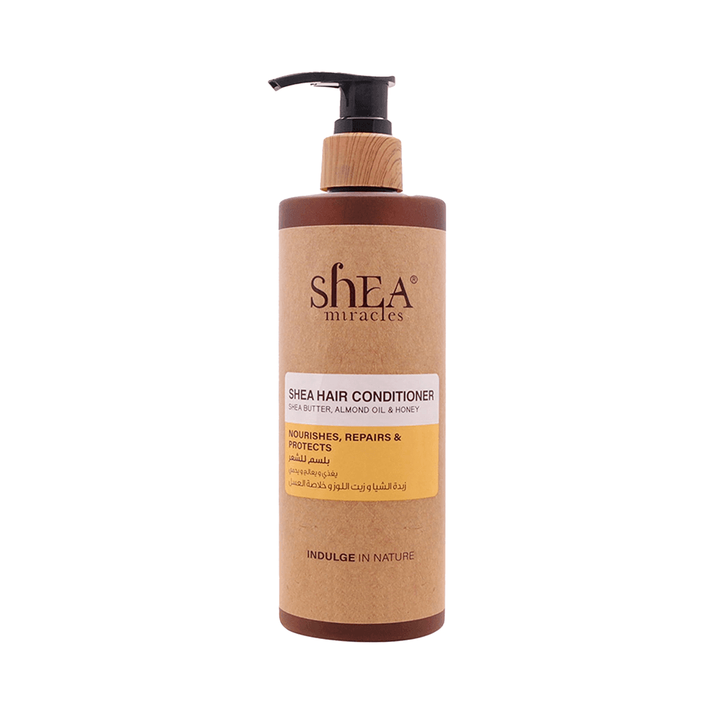 Shea Miracles Shea Hair Conditioner With Shea Butter, Almond & Honey To Repair & Nourish Hair 300ml