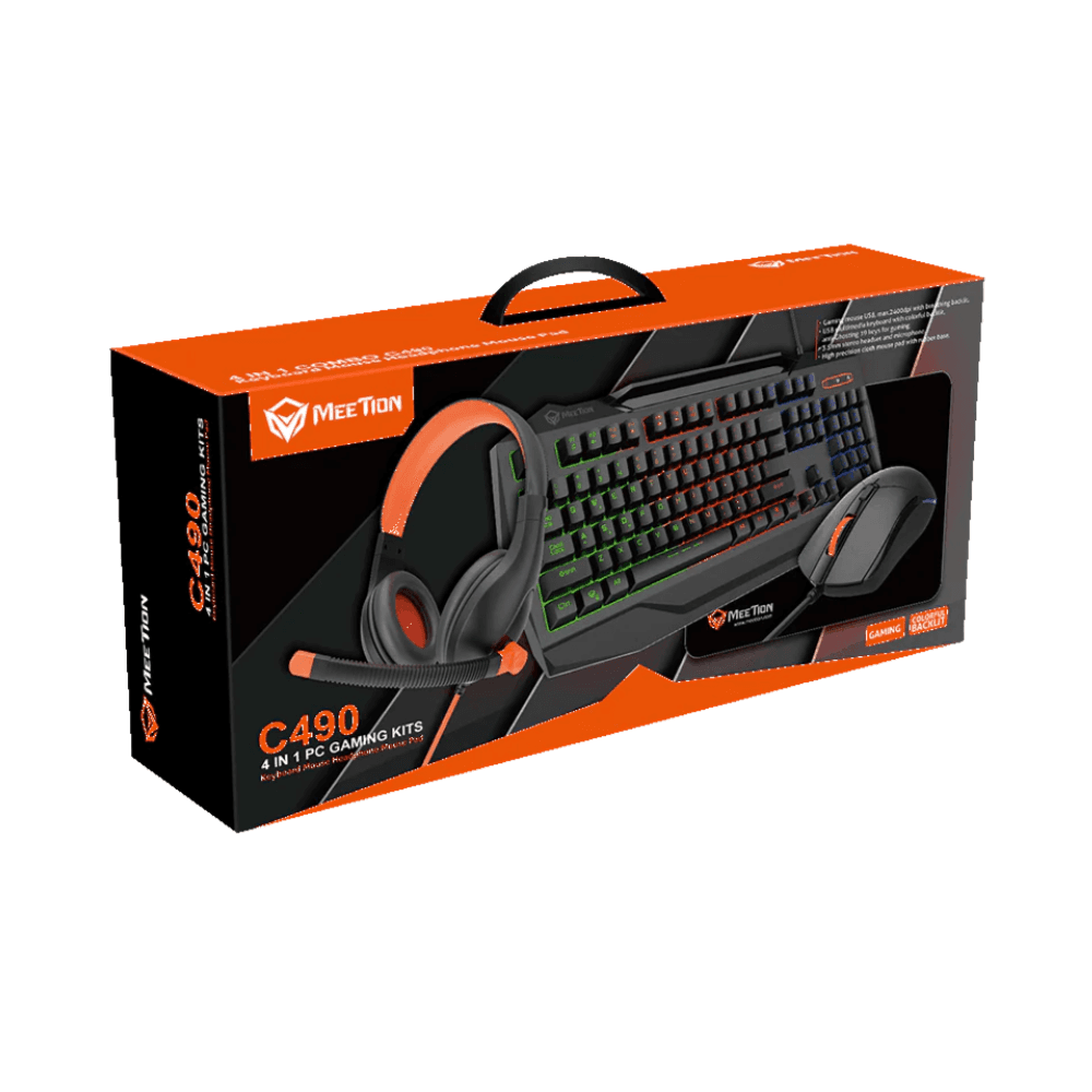 Meetion C490 - 4 In 1 Pc Gaming Kits