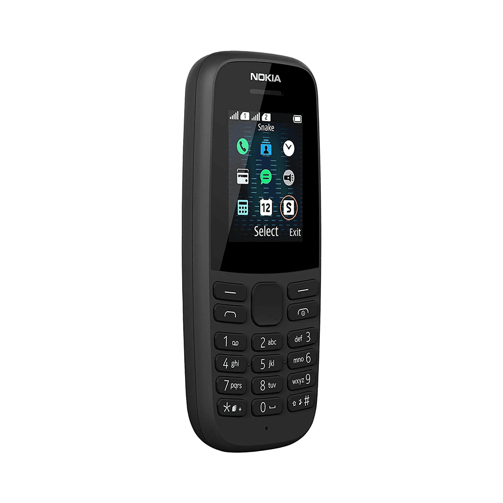 Nokia Feature Phone 105 Single SIM - Gcc Charcoal