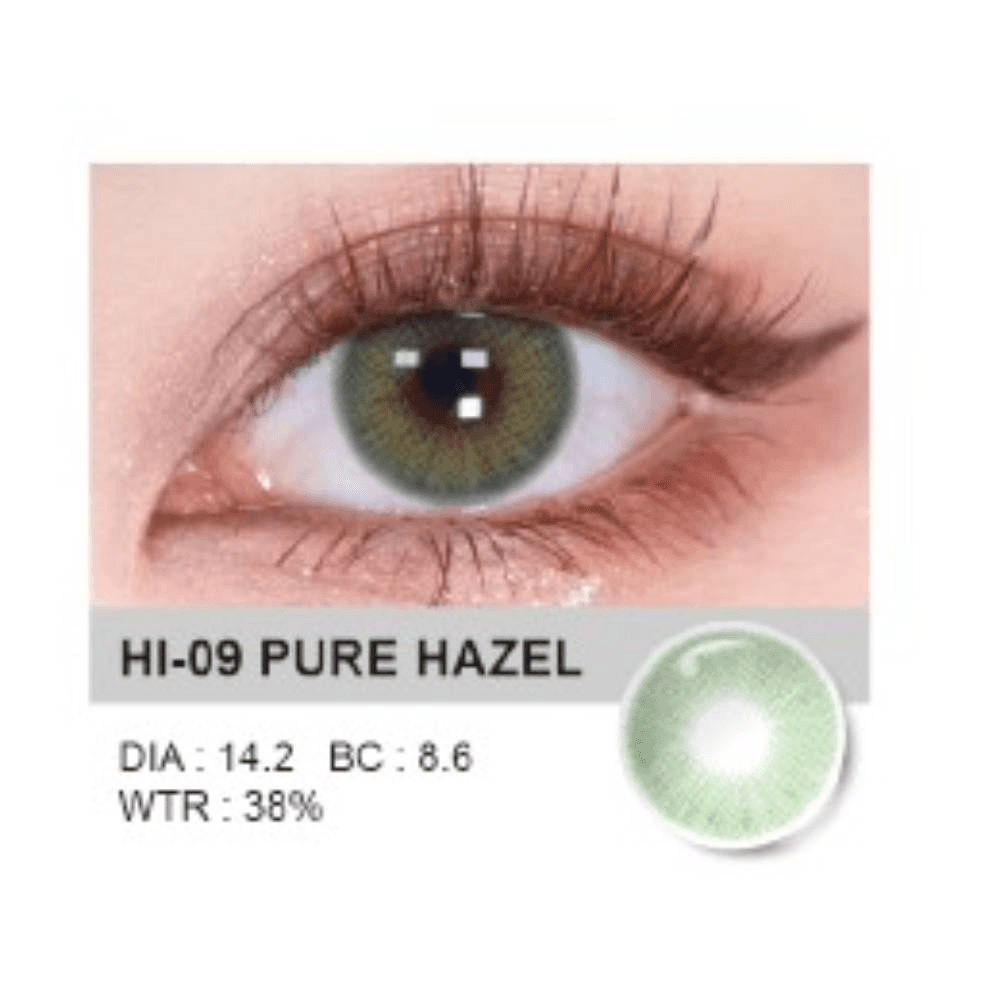 Neocutey Soft Content Lenses Hi-09 Pure Hazel Up To 1 Year 1Pair