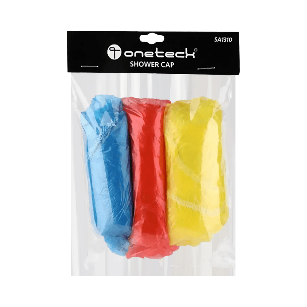 Onetech Coloured Shower Cap Sa1310 3 Pieces