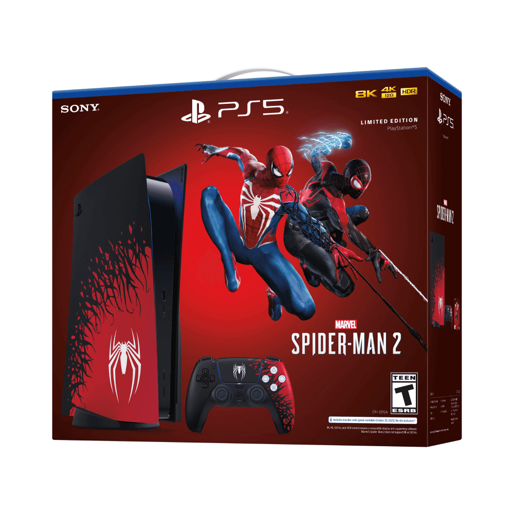 PlayStation 5 Console – Marvel’s Spider-Man 2 Limited Edition Bundle