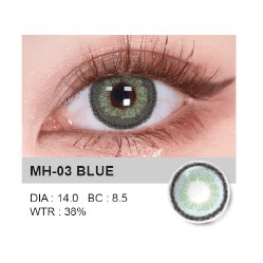 Neocutey Soft Content Lenses Mh-03 Blue Up To 1 Year 1Pair