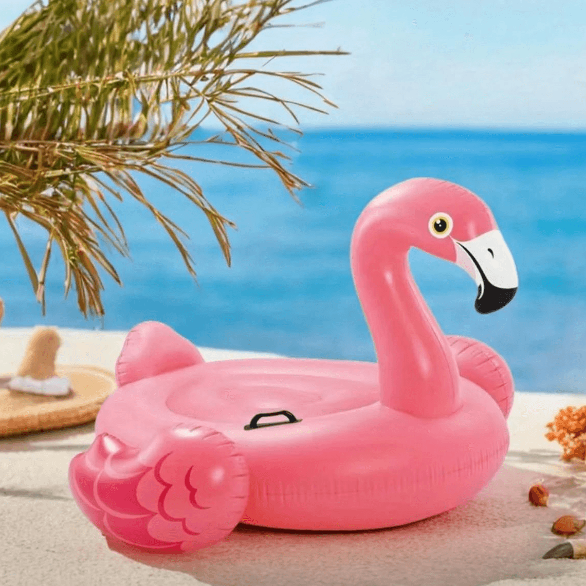 Inflatable Flamingo Swimming