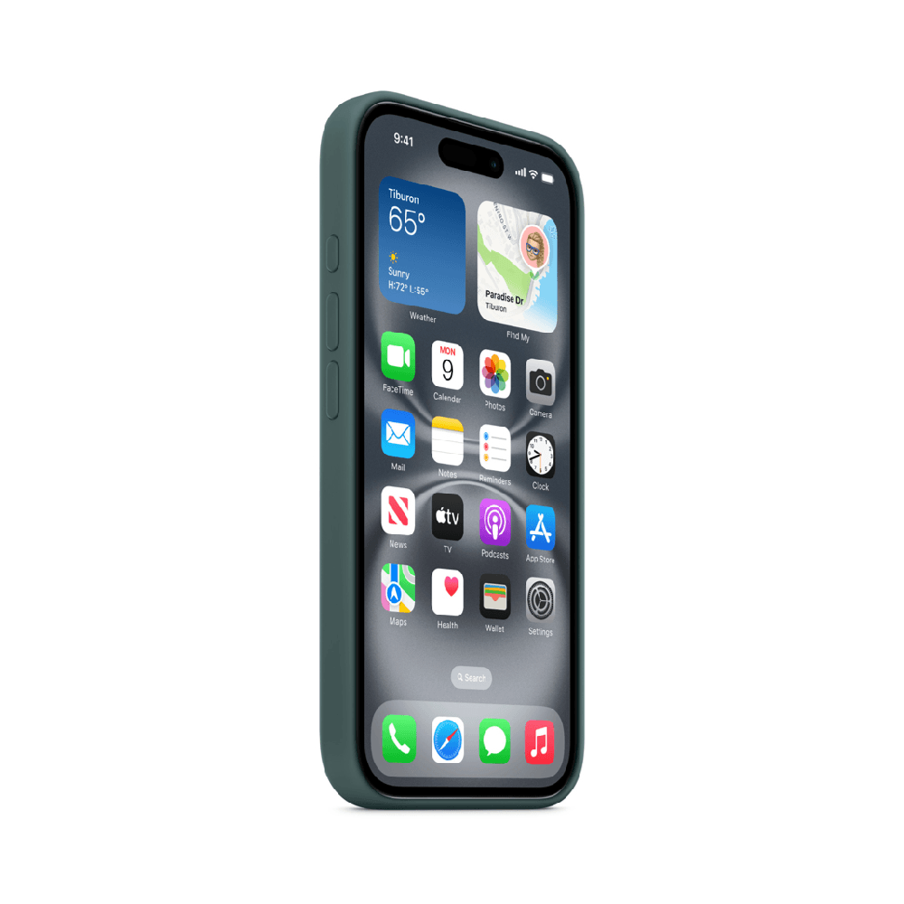 Apple iPhone 16 Silicone Case with MagSafe-lake