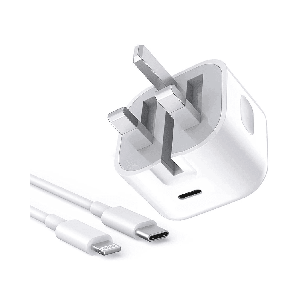 محول ايفون الأصلي 20 واط من USBC إلى كابل Lightning بطول 1 متر