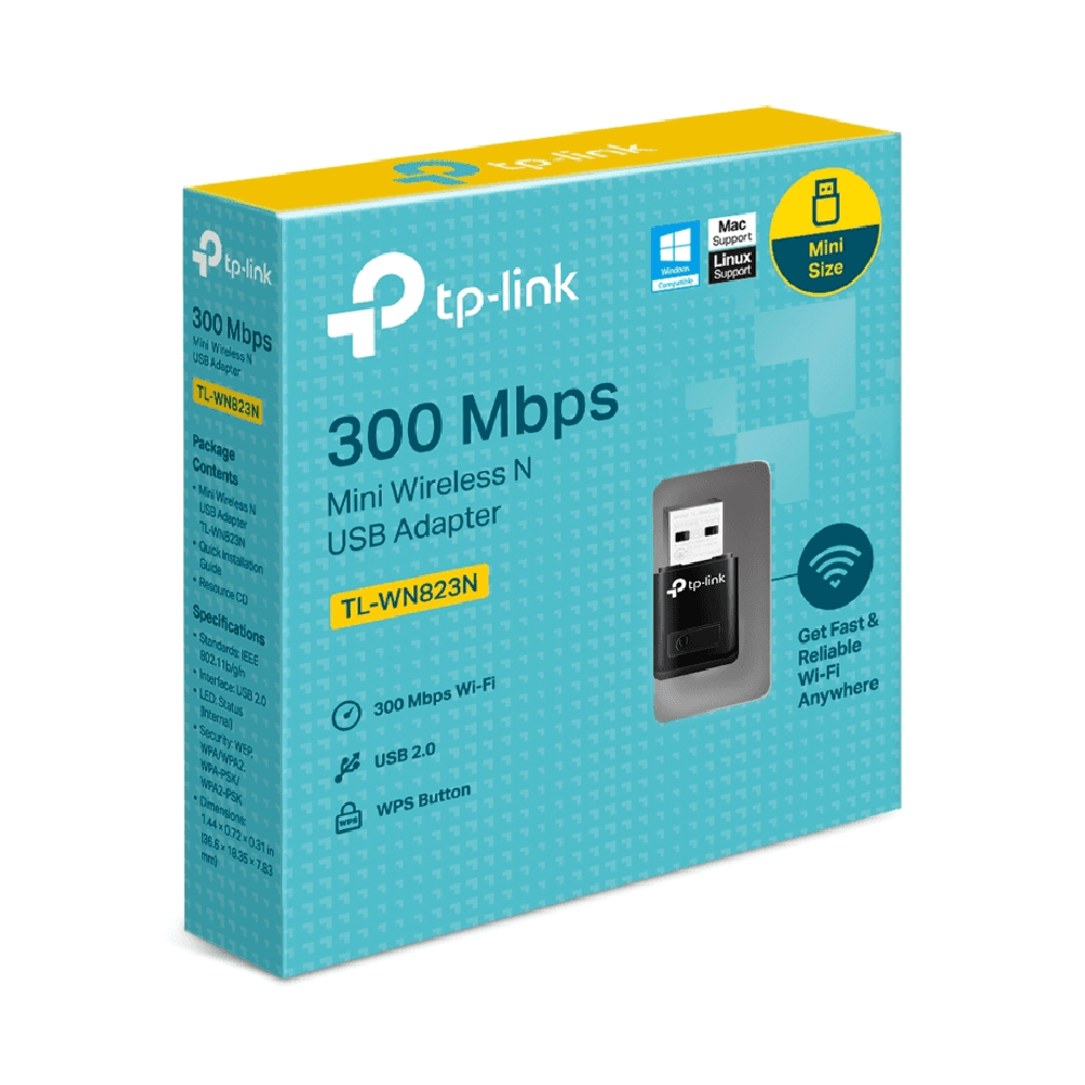 TP-LINK TL-WN823N - 300 Mbps mini WIRELSS N USB