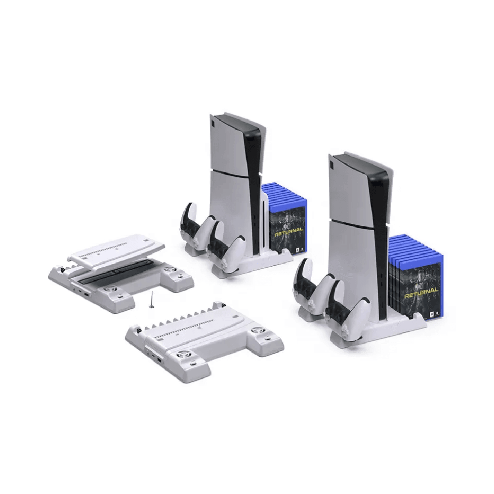 Multlfunctiona Cooling Stand DOBE- PS5/PS5 New Console-WHITE- TP5-3537B