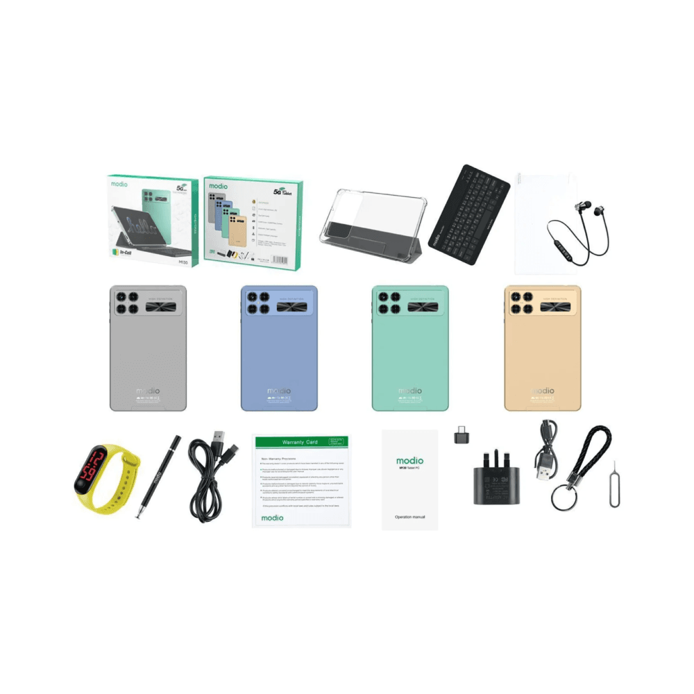 Modio M130 Tablet PC - 8 inches -8GB 512GB-GREEN