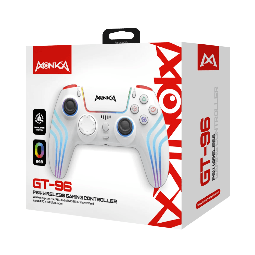 Monka Contra Gt-96 Wireless Gaming Controller| Ps4|Ps3|Android|Ios