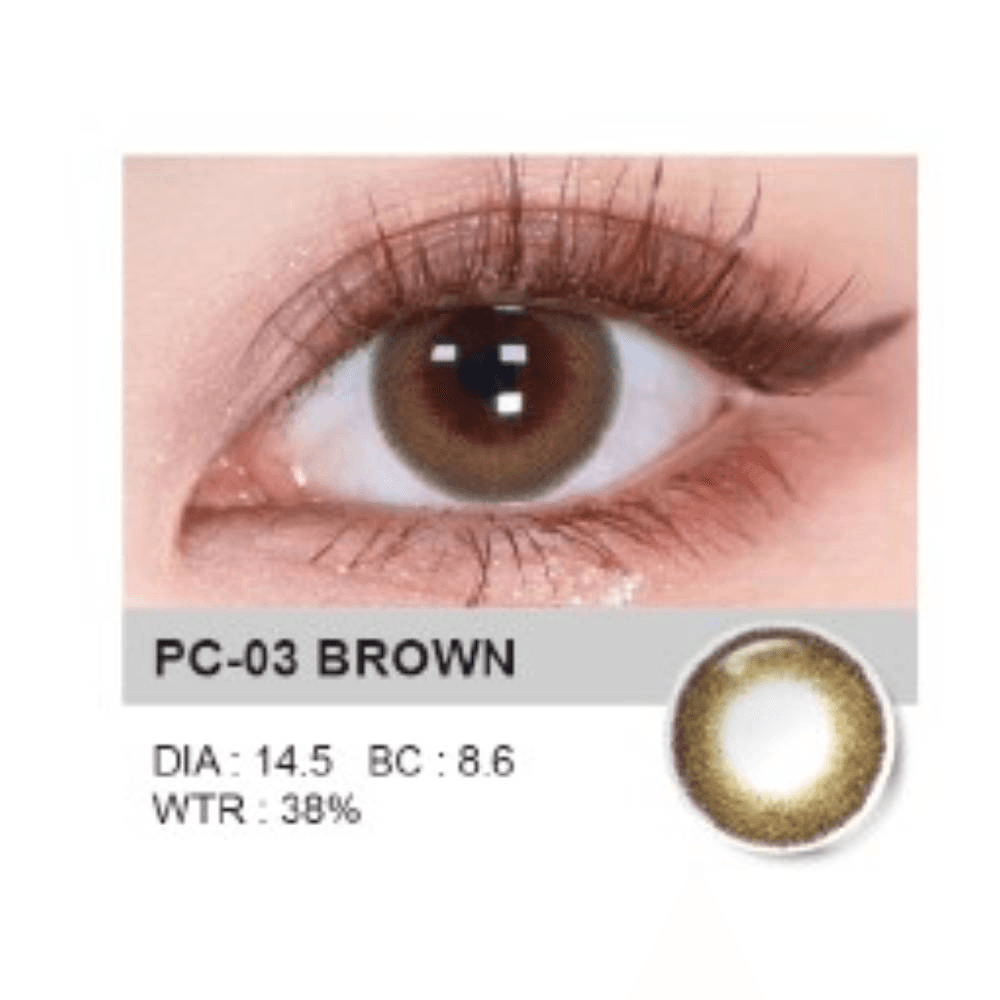 Neocutey Soft Content Lense Pc-03 Brown Up To 1 Year 1Pair