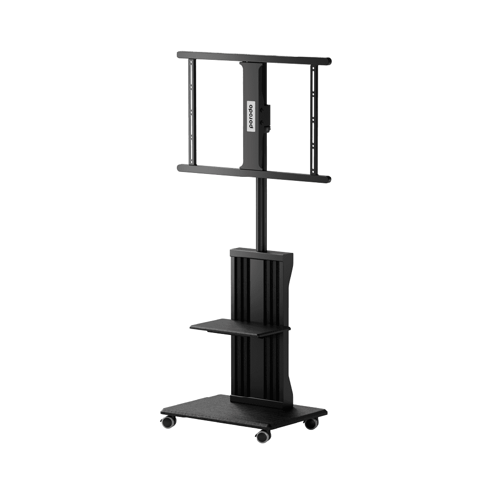 Porodo 32"-75" Tv Floor Stand With Wheels