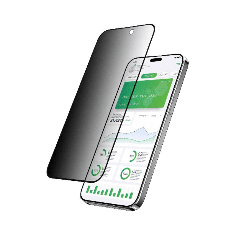 Switcheasy Glass Privacy Tempered Glass Screen Protector  For iPhone 15 6.7 Pro Max Clear