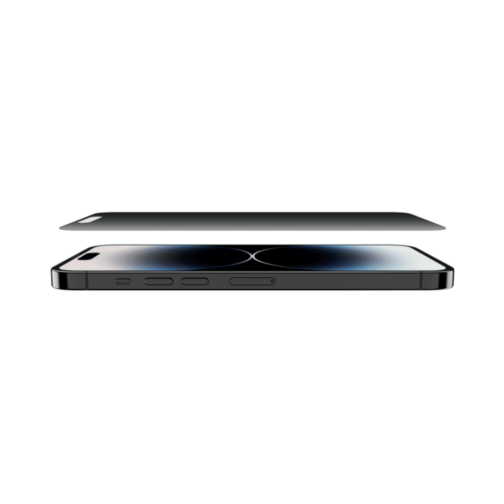 واقي شاشة الخصوصية باللون الأسود لجهاز iPhone 14 Pro Max