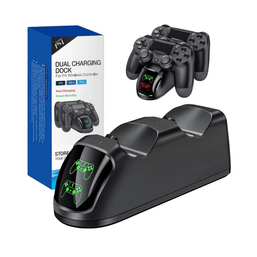 Sony PS4/Slim/Pro Controller Fast Charging Dock Stand Dual Charger Station