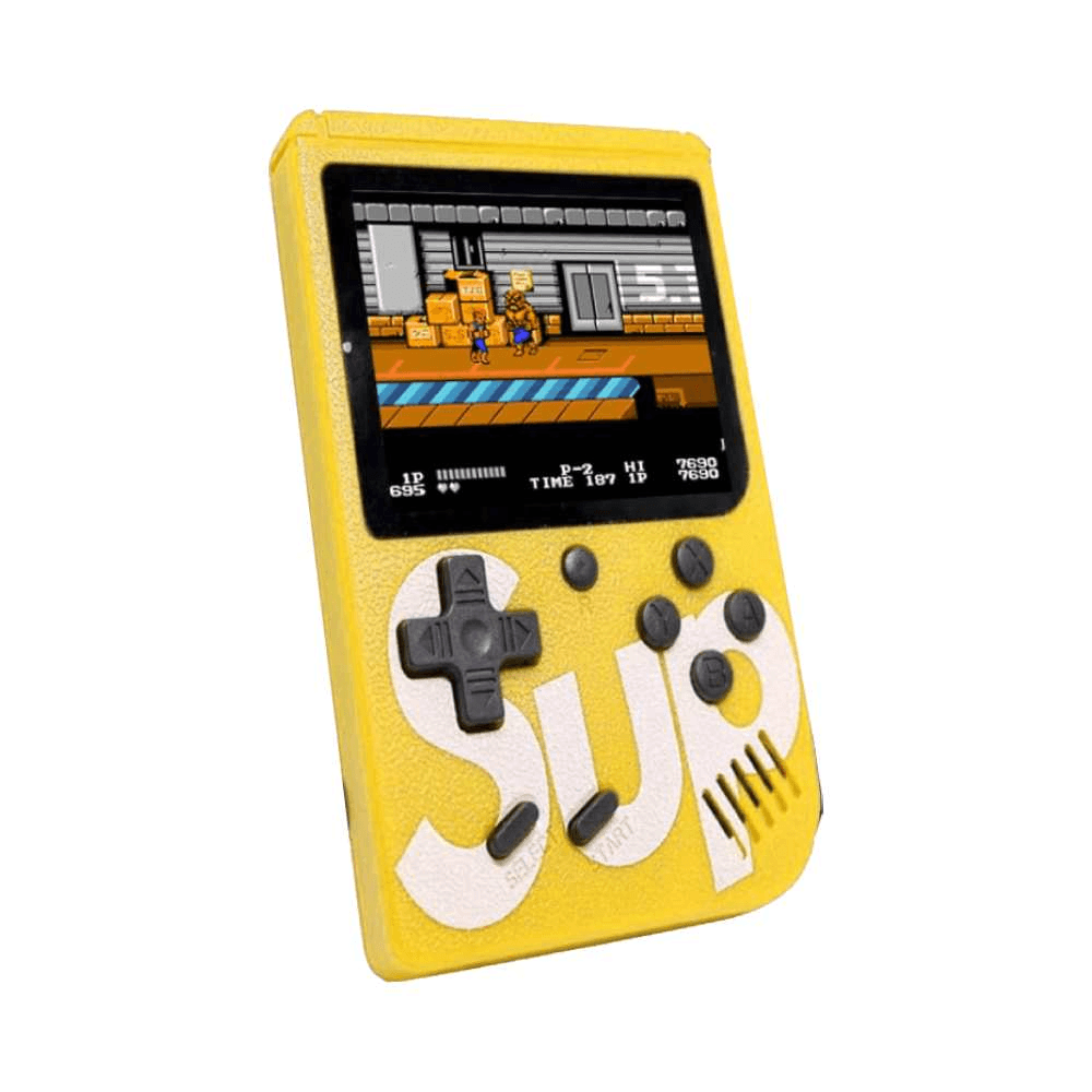 Sup Game Box Plus Portable Rechargeable Single Player (Yellow)