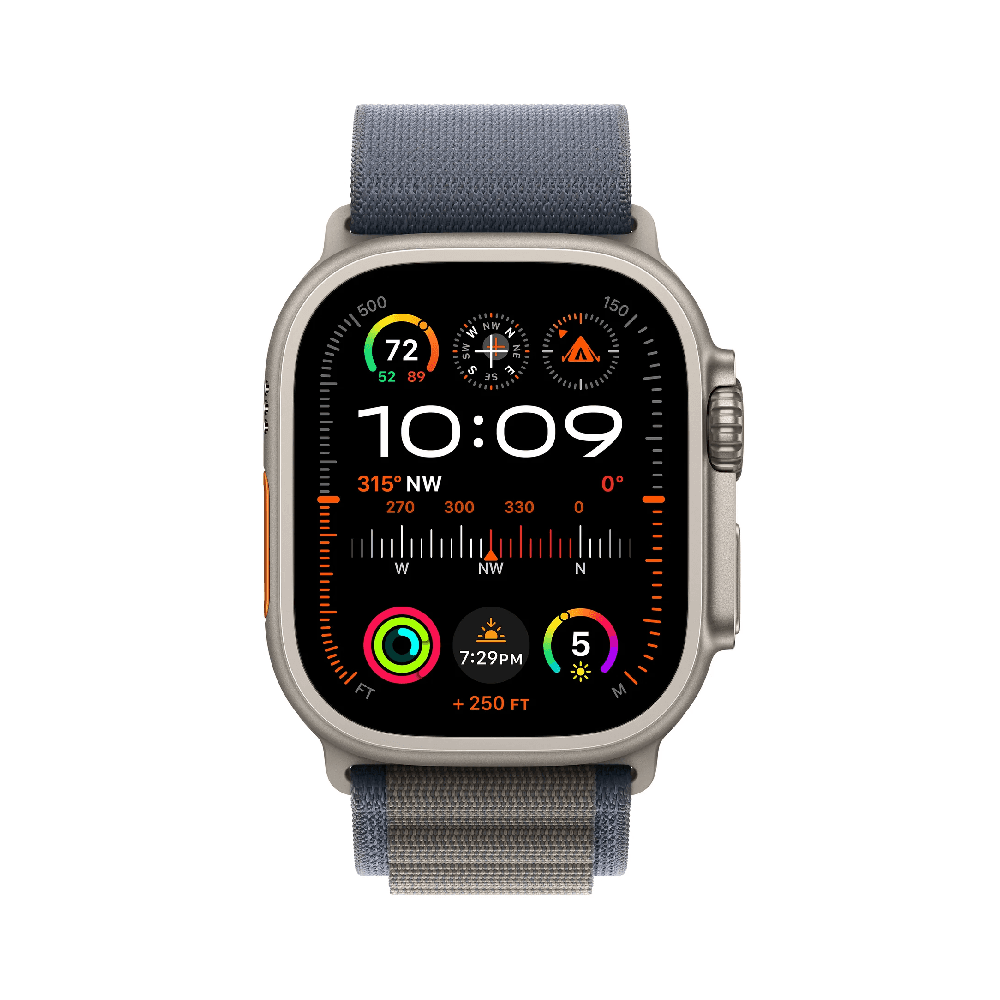 Apple Apple Watch Ultra 2 49 Ti Blue Alp Medium-Amu Mrep3Ae/A