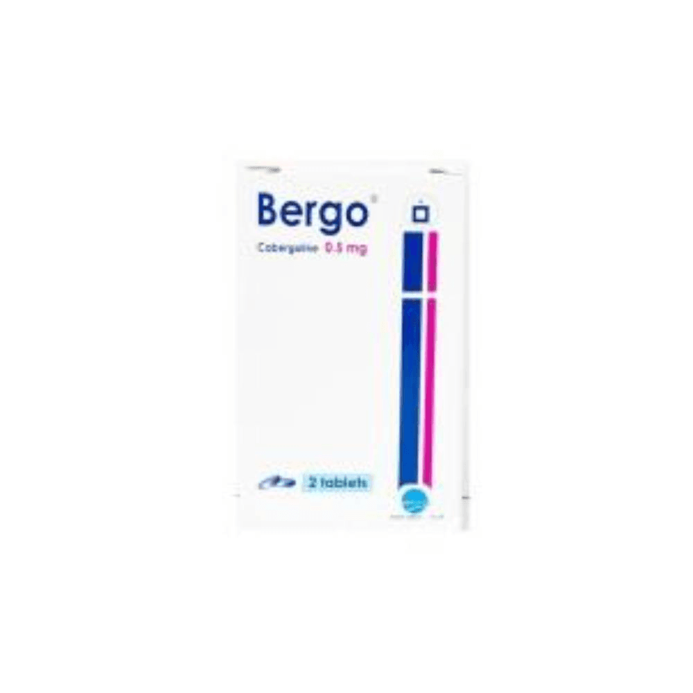 Bergo Cabergoline 0.5Mg 2 Tablets