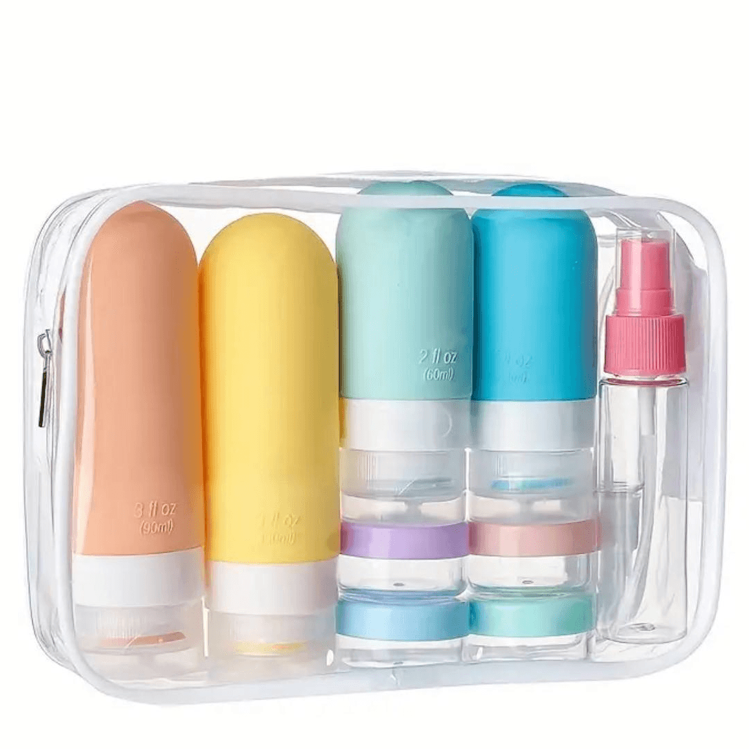 Travel Bottles Set - 17 Pcs