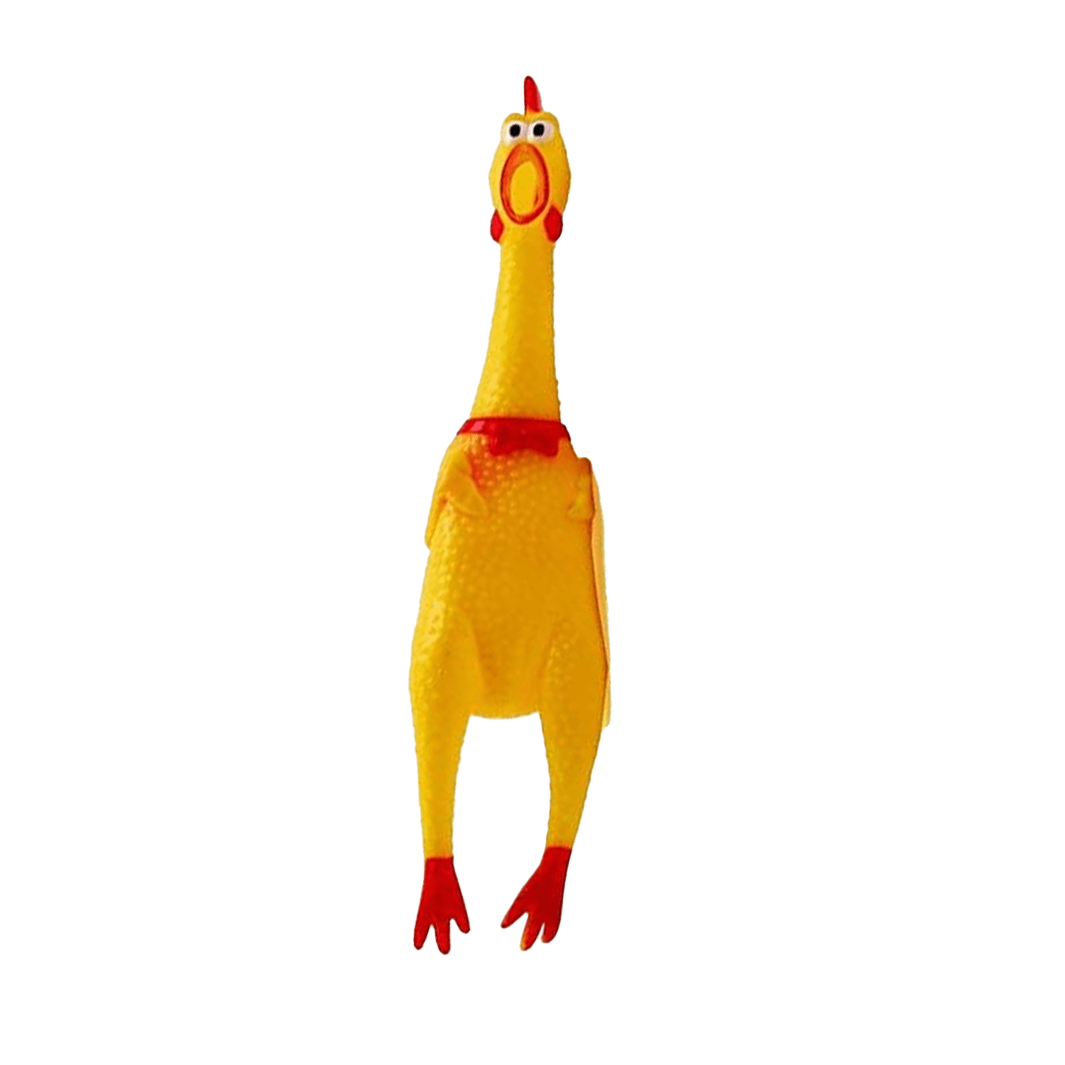 110035 - Rubber Chicken With Rooster Crowing Sound