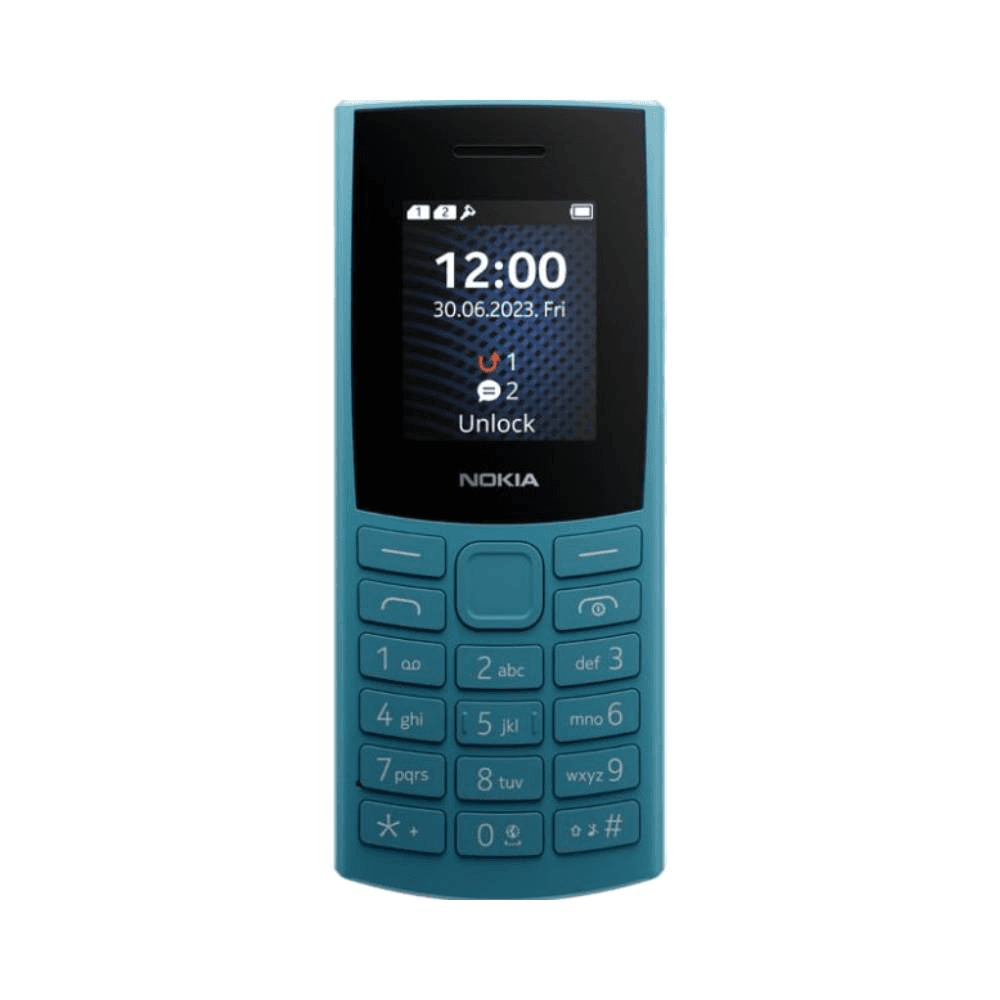 Nokia Feature Phone 105 4G Dual SIM - Gcc Blue