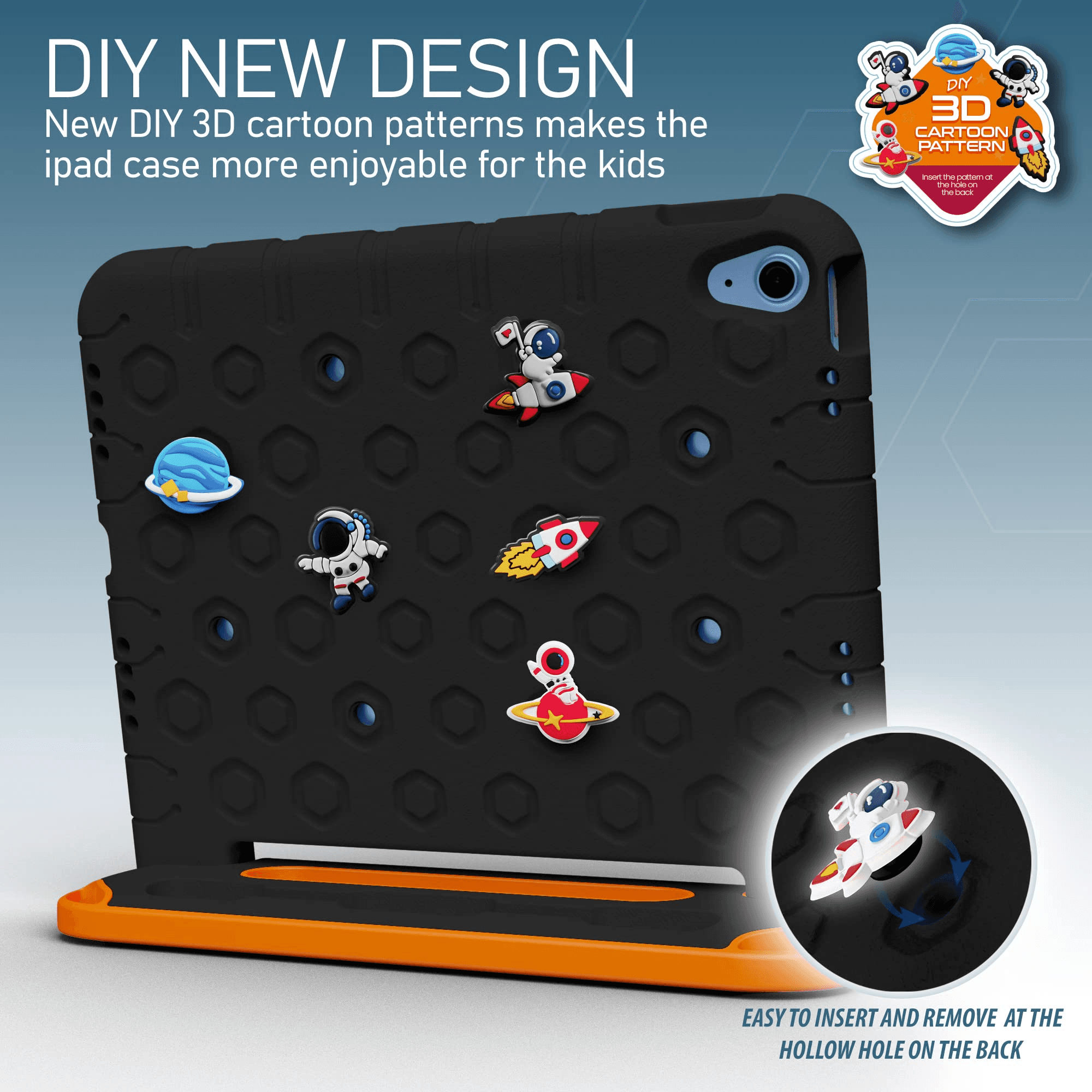 Moxedo Rugged Tablet Case Cartoon Ipad 10.9-Black