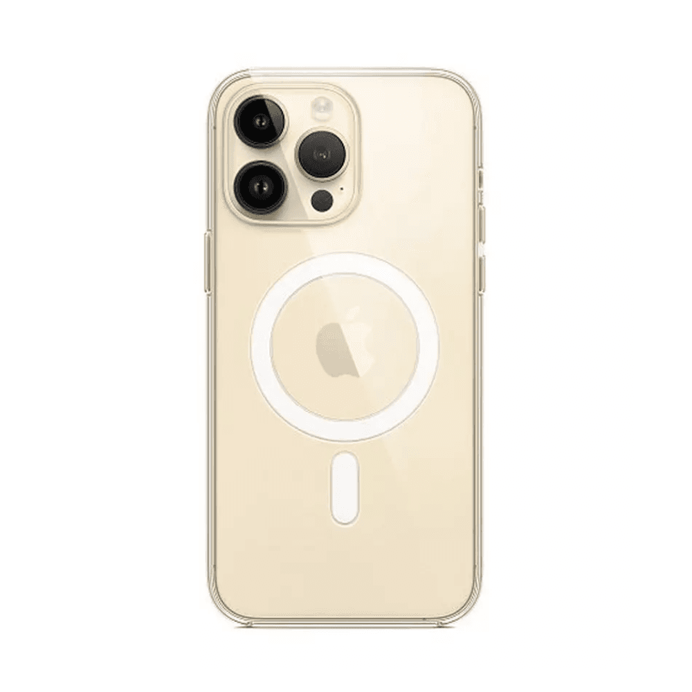 iPhone 15 Pro Max Silicone Magnetic Clear Case