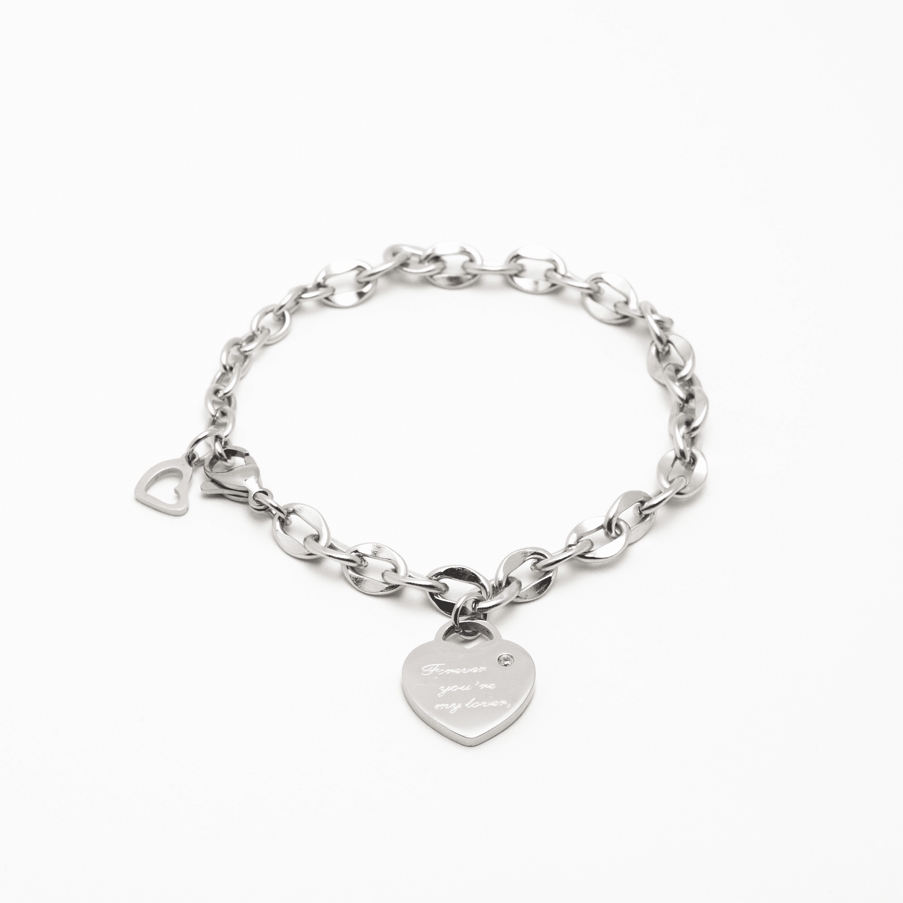 Forever You'Re My Love Bracelet - Silver