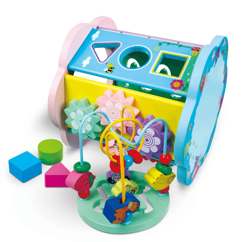 Garden Bead Maze Activity Cube Toy 36M+