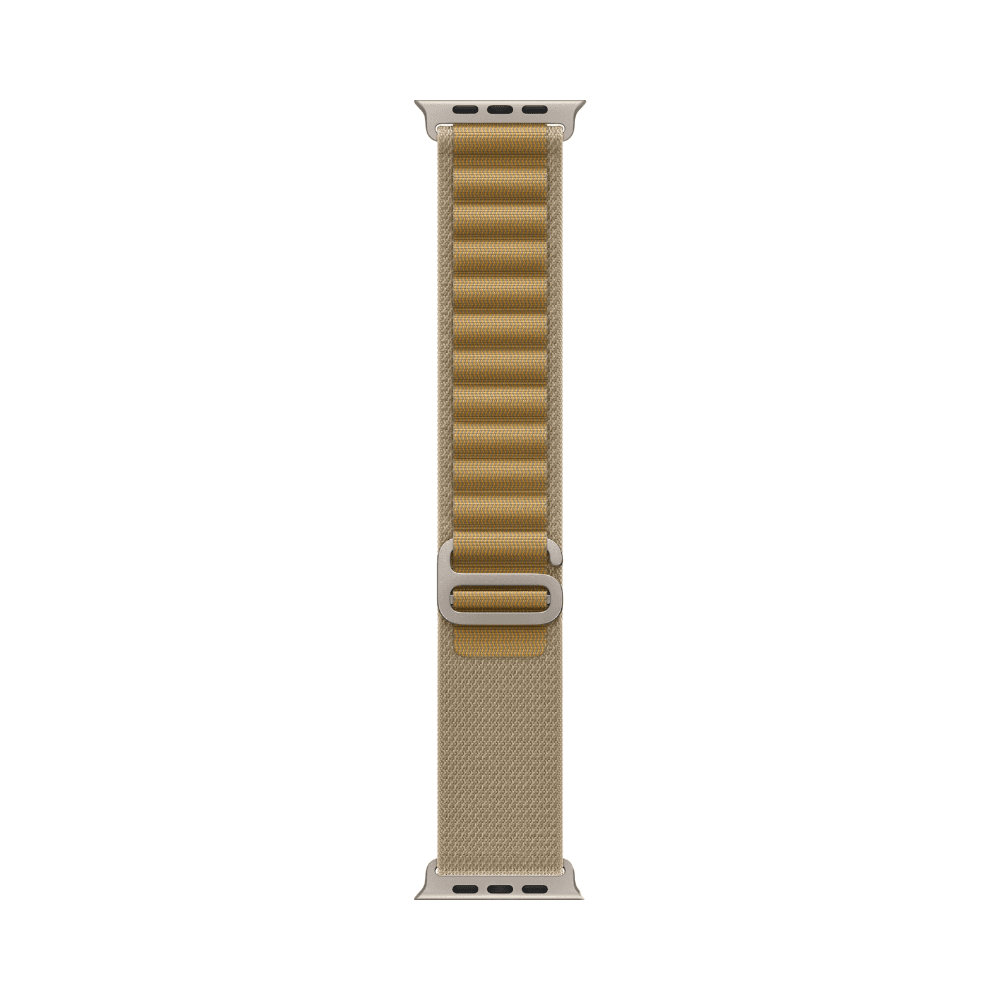 Apple Mx4F3Qa/A Watch Ultra 2 Gps + Cellular 49Mm Natural Titanium Case With Tan Alpine Loop - Mediu