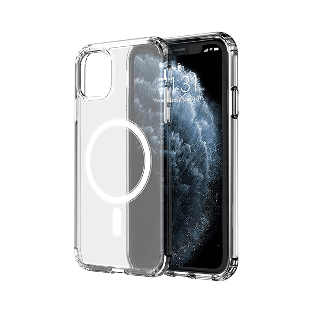 iPhone 11 Pro Max Silicone Magnetic Clear Case