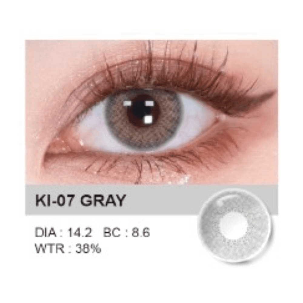Neocutey Soft Content Lenses Ki-07 Gray Up To 1 Year 1Pair