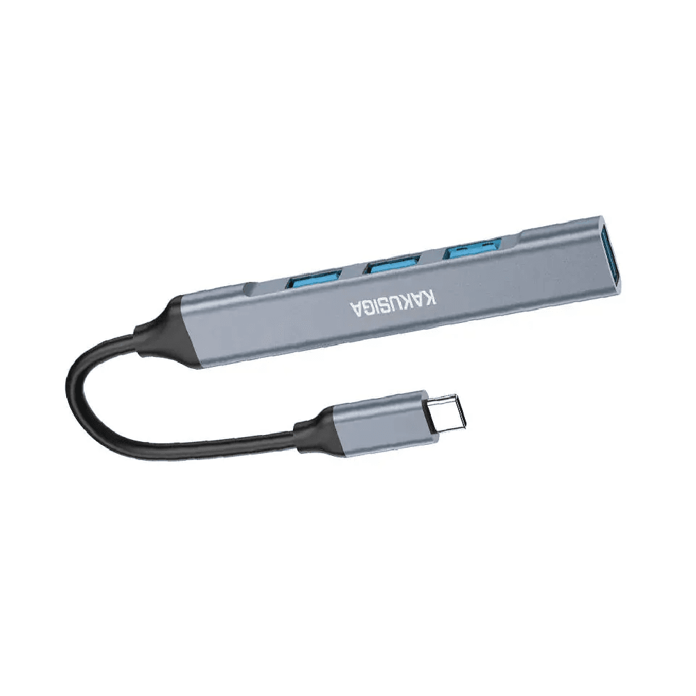 KAKUSIGA - 4 IN 1 TYPE-C TO USB 3.0 + USB 2.0 x 3 Converter (KSC-752)
