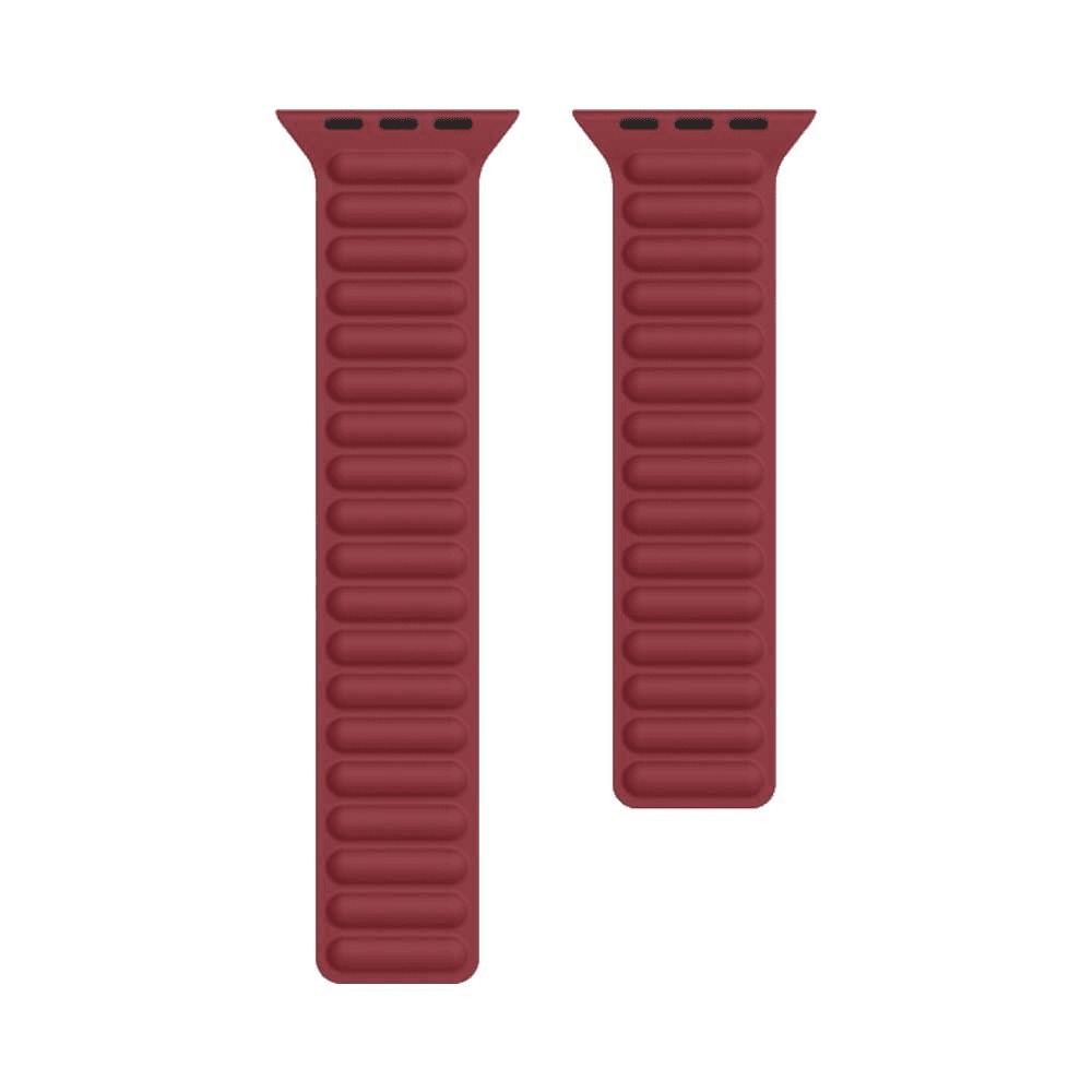 Strap For Watch Silicone Full Magnetic 49/ 42/ 45/ 44Mm-Maroon