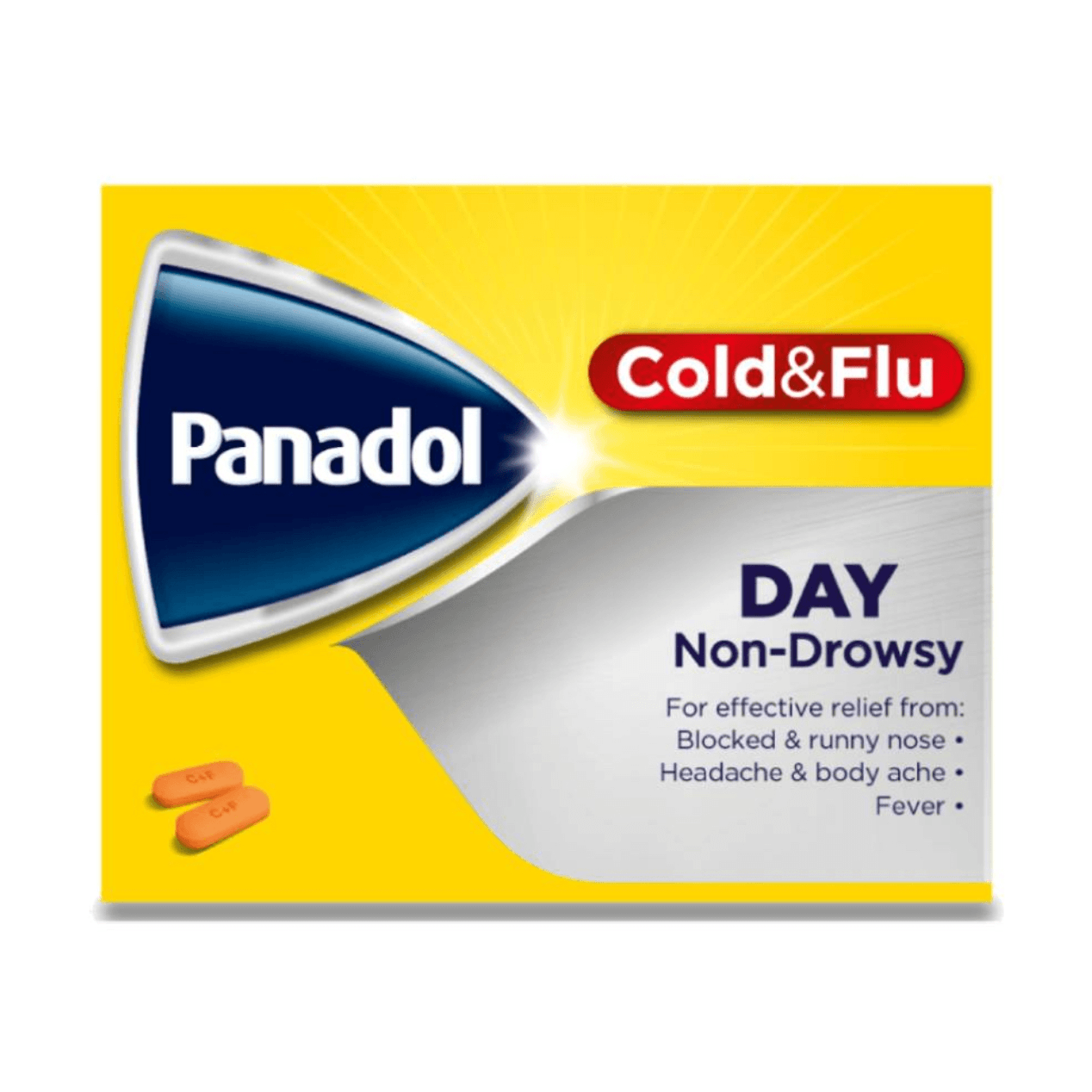Panadol Cold & Flu (Yellow) 24S