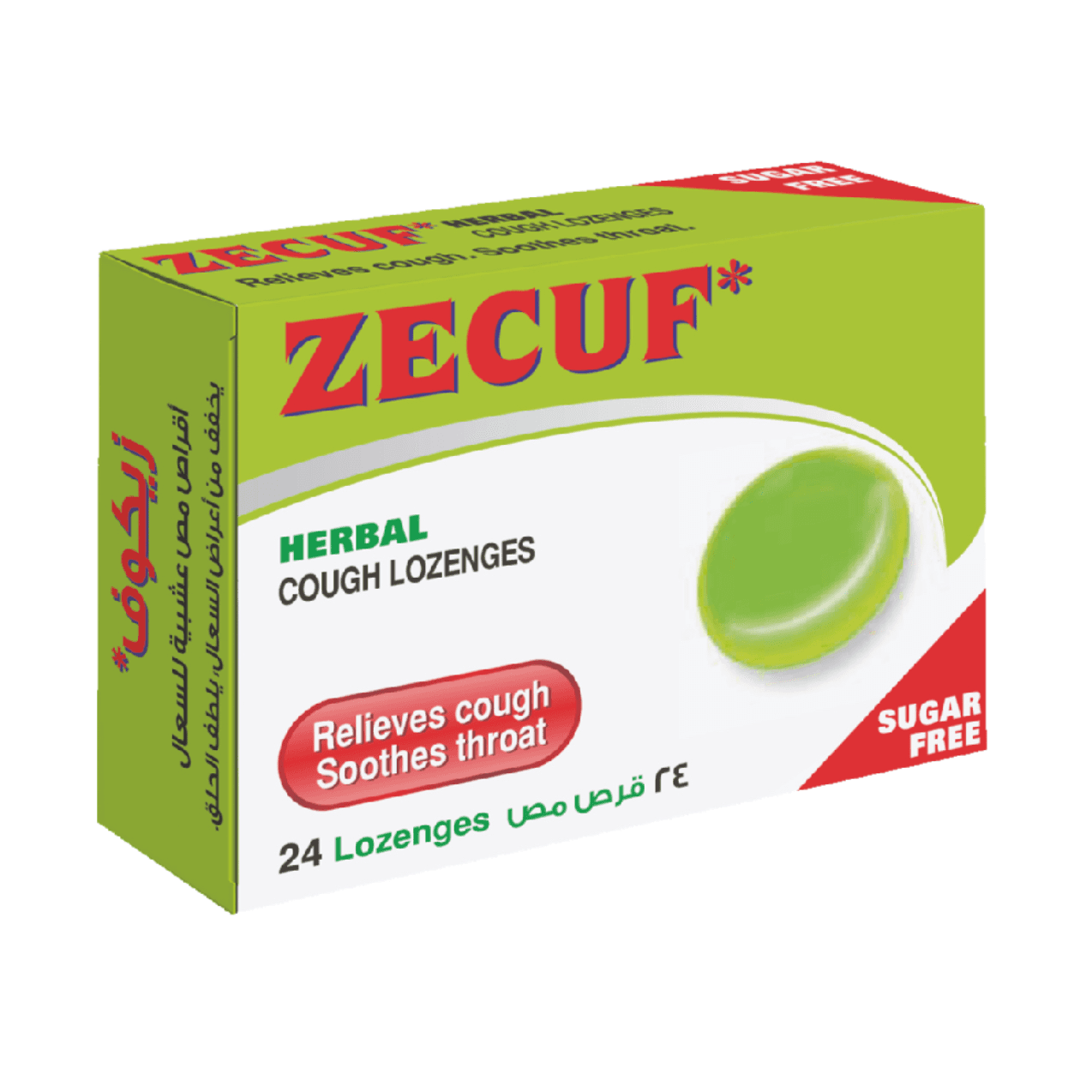 Zecuf Lozenges Sugar Free 24S