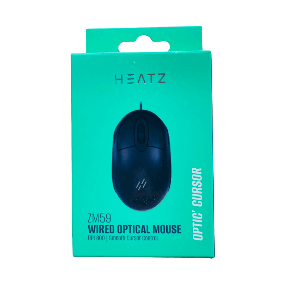 HEATZ WIRED OPTICAL MOUSE ZM59