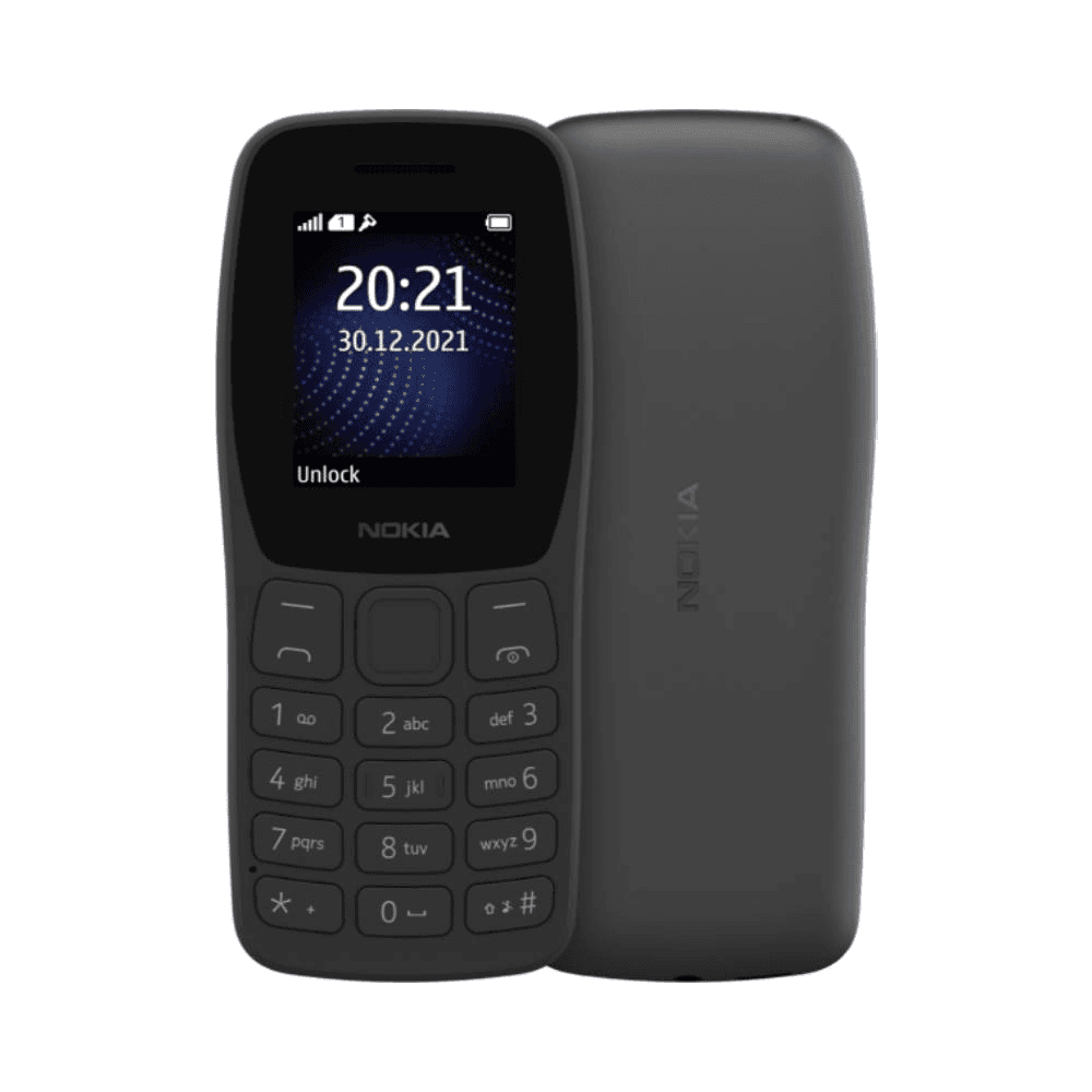 Nokia Mobile 105 - Charcoal Black