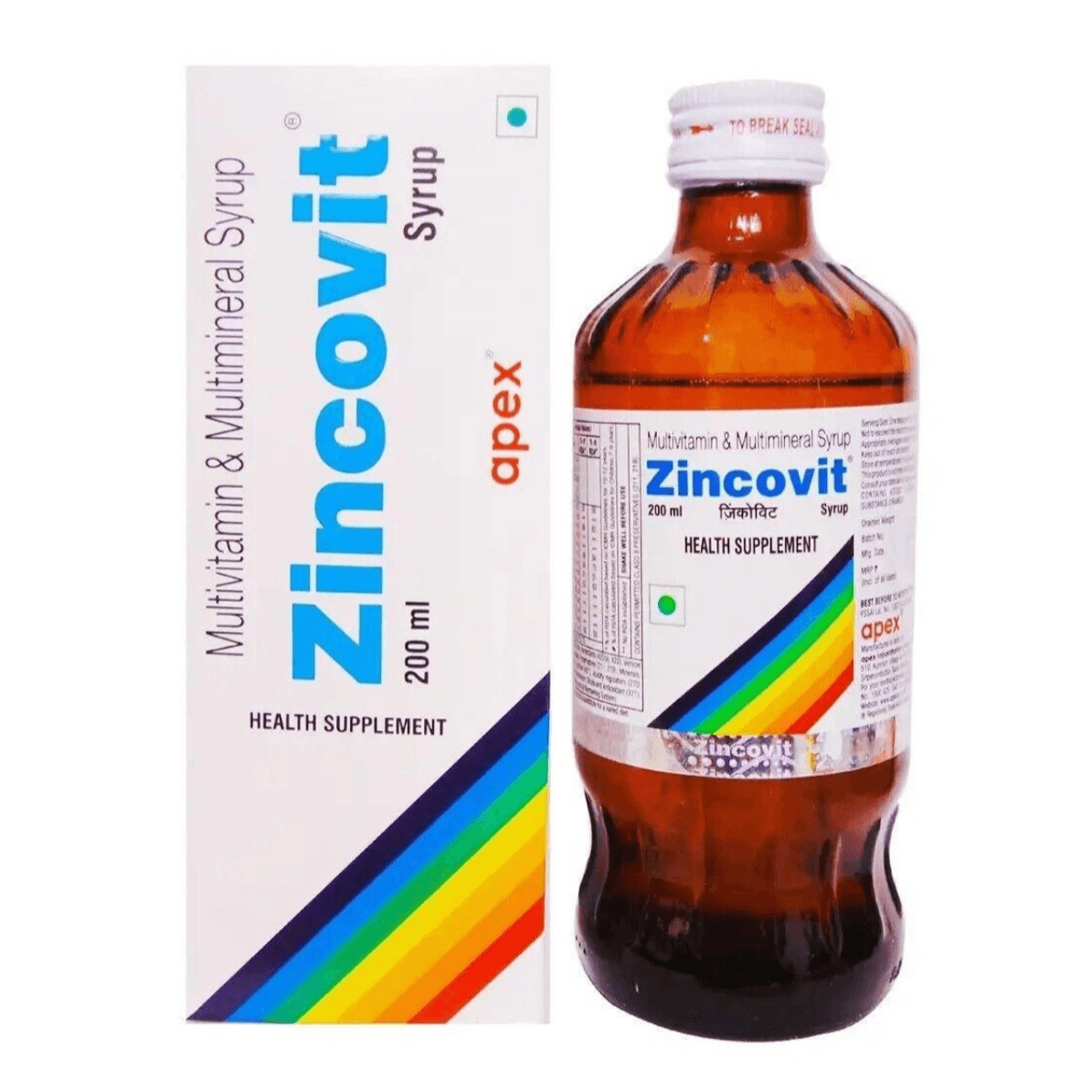 Zincovit Syrup 200Ml