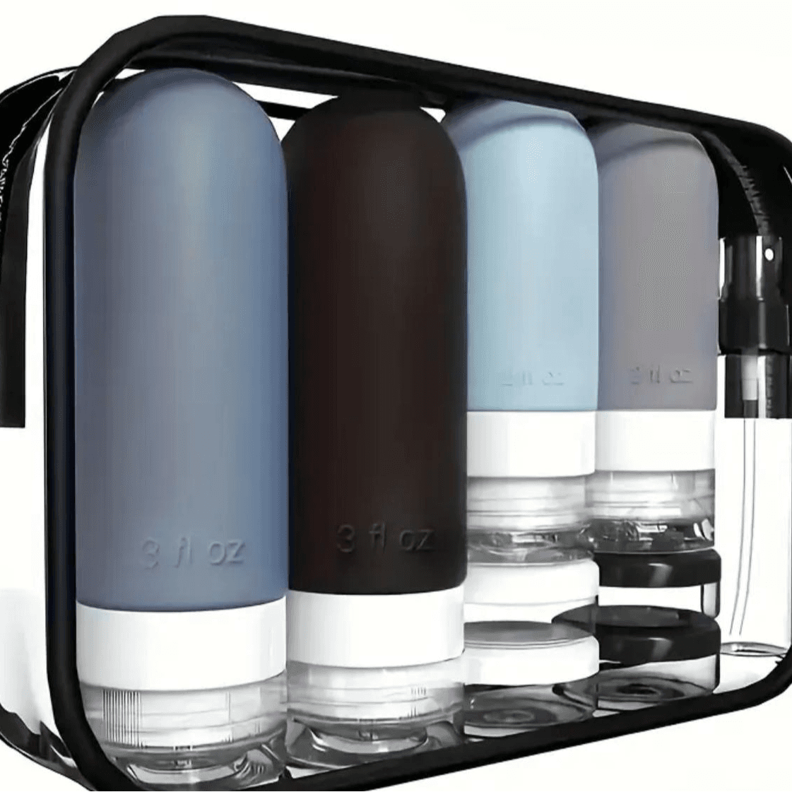 Travel Sized Bottles - 19 Pcs